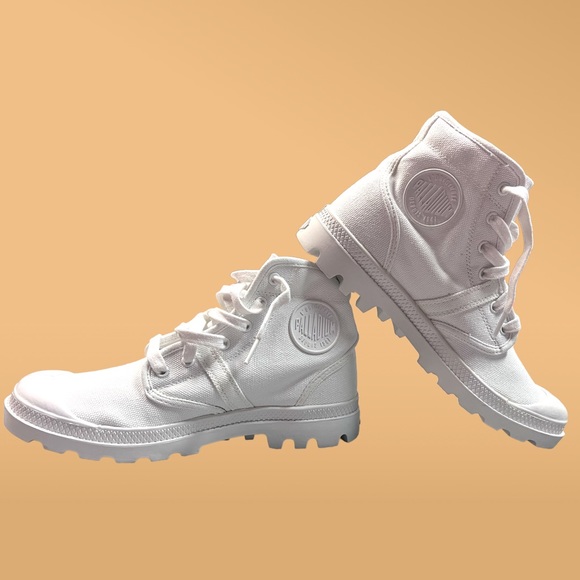 💥HP💥 NWOT Palladium PAMPA high top sneakers in white. Size men’s 8 👟 - Picture 13 of 14